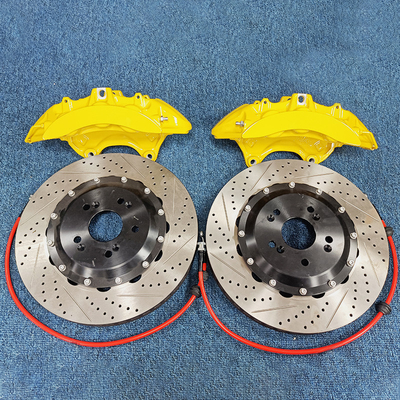 6 Pot V6 Hiệu suất Phanh Calipers Monoblock Hợp kim nhôm rèn