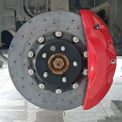 Đĩa phanh bằng gốm carbon Calliper hiệu suất cao trên ô tô
