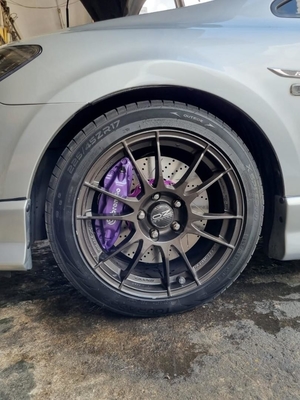 Kẹp Phanh Xe Toyota Previa 4 Piston Sơn Màu Tím