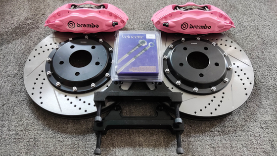 Bộ kẹp phanh Brembo F50 được tân trang lại Bộ kẹp phanh ô tô 4pot cho Mitsubishi Lancer