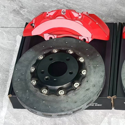 Big 6 piston Phanh hiệu suất cao được sửa đổi Calibre Carbon Mặt trước bằng gốm