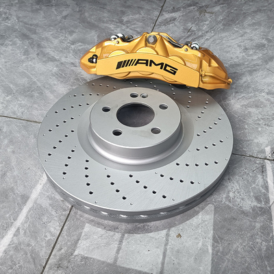 Bộ kẹp phanh ô tô Mercedes Benz C200 Nâng cấp 6 bộ kẹp nồi và đĩa 355MM