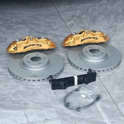 Bộ kẹp phanh ô tô Mercedes Benz C200 Nâng cấp 6 bộ kẹp nồi và đĩa 355MM