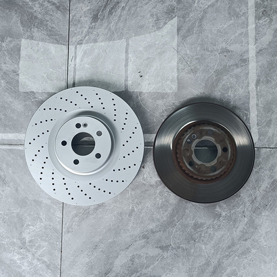 Bộ kẹp phanh ô tô Mercedes Benz C200 Nâng cấp 6 bộ kẹp nồi và đĩa 355MM