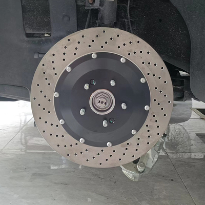 Monoblock Kia K5 Phanh Caliper 6 Piston Calipers Màu xanh lá cây