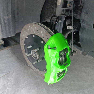 Monoblock Kia K5 Phanh Caliper 6 Piston Calipers Màu xanh lá cây
