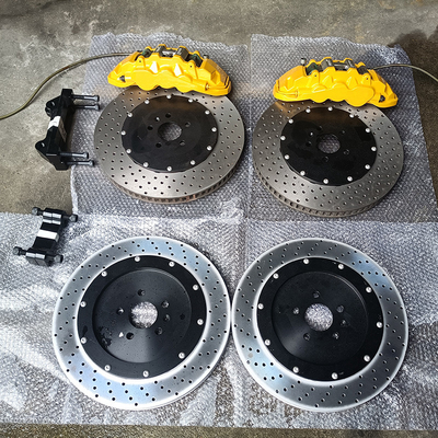 Nâng cấp Bộ kẹp phanh ô tô 8520 Bộ kẹp phanh lớn 6 pít-tông Màu vàng phù hợp với Zeekr 001