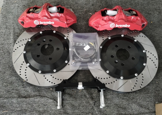 Bộ dụng cụ kẹp phanh ô tô màu đỏ với đĩa 380MM phù hợp cho Audi A4B9 R19 Brembo GT6