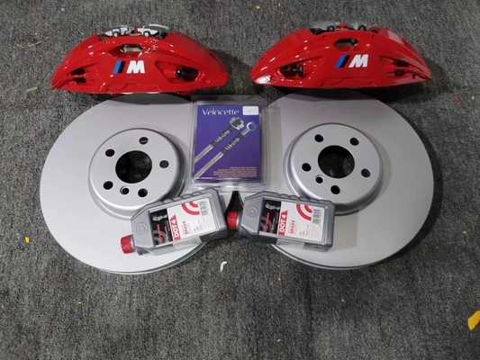 Phù Hợp Cho Xe BMW X3 MP 4 Nồi Phanh Phanh Bộ Dụng Cụ Màu Đỏ 374 Mm Đĩa Thay Thế Miếng Lót