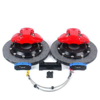 9N Đỏ 380-400mm đĩa phanh phụ tùng và phụ tùng ô tô 19-20 inch 6-Piston phanh Caliper bánh sau