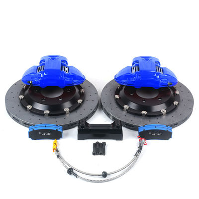 9N Màu xanh 380-400mm đĩa phanh phụ tùng và phụ tùng ô tô 19-20 inch 6-Piston phanh Caliper bánh sau